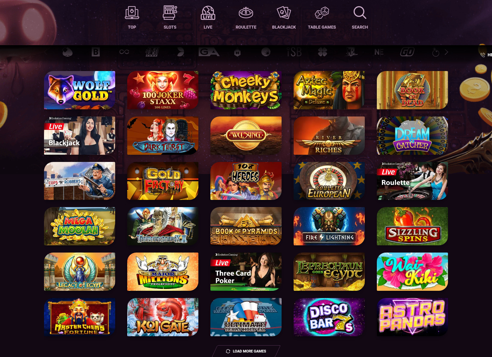 online casino games