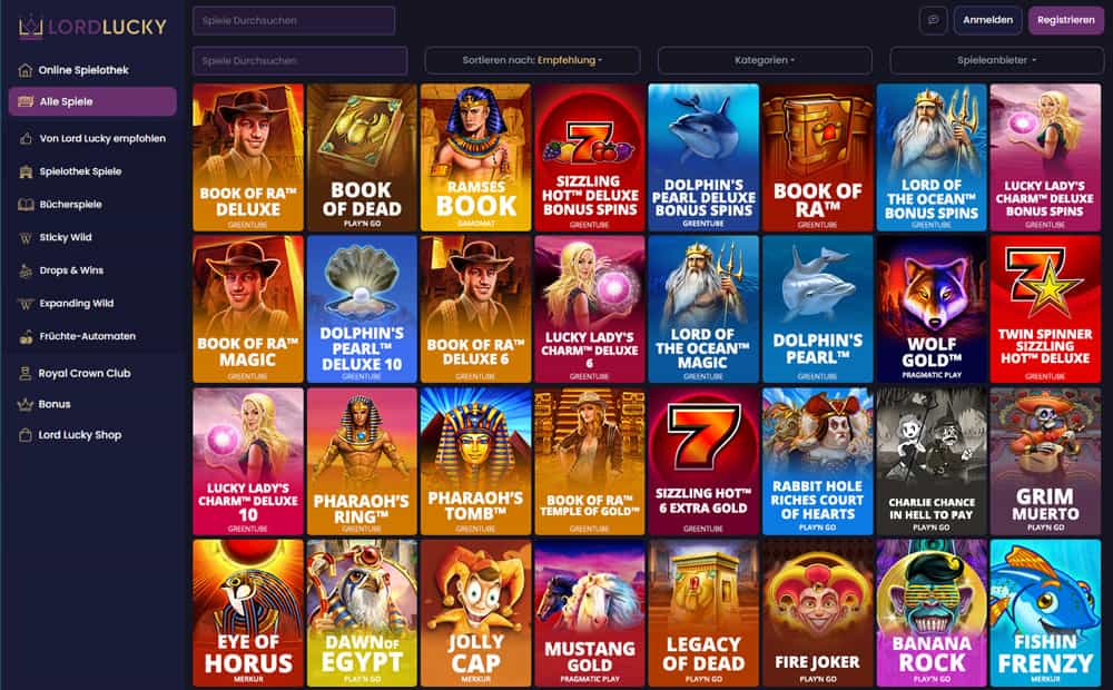 online casino odds